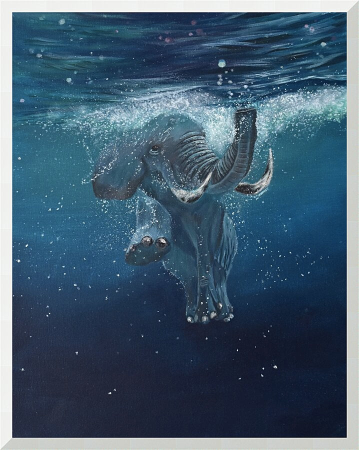 Out for a Swim | Canvas Print