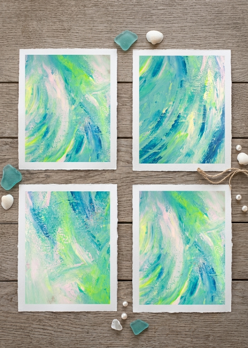Set of Four Mini-Prints