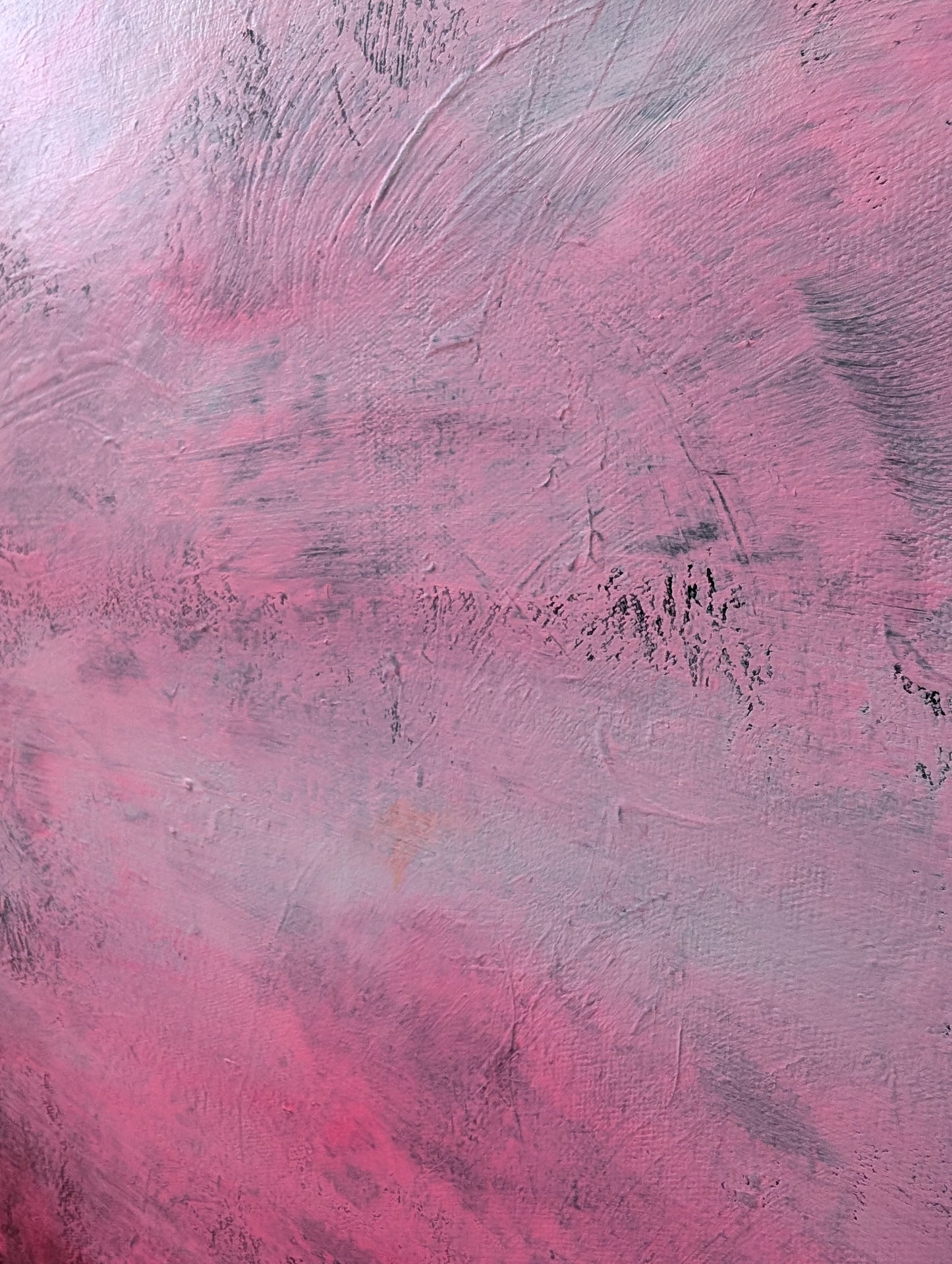 Guava— Pink Abstract Acrylic Painting on Canvas