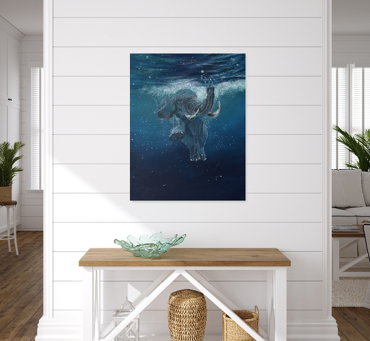 Out for a Swim | Canvas Print