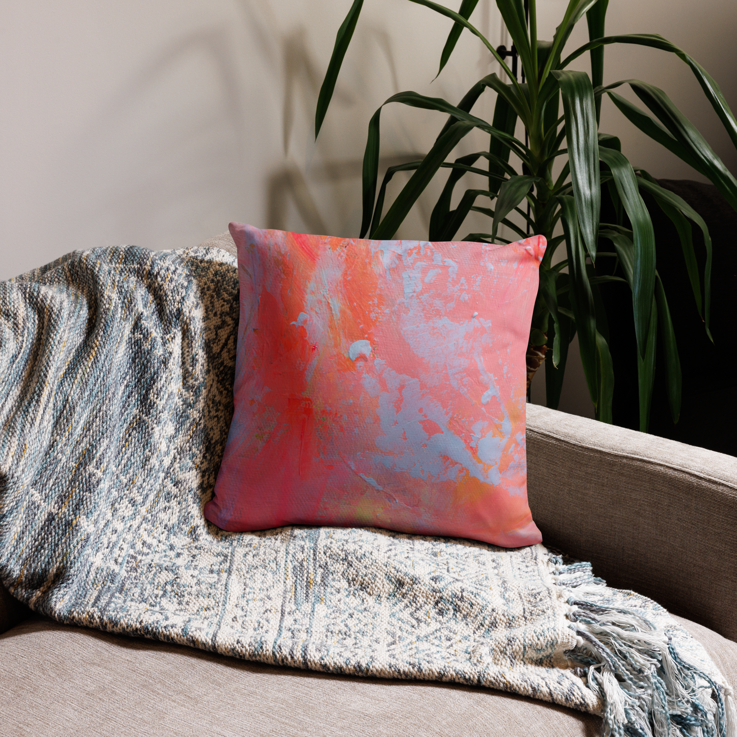 Throw Pillow | Tropical Sunset