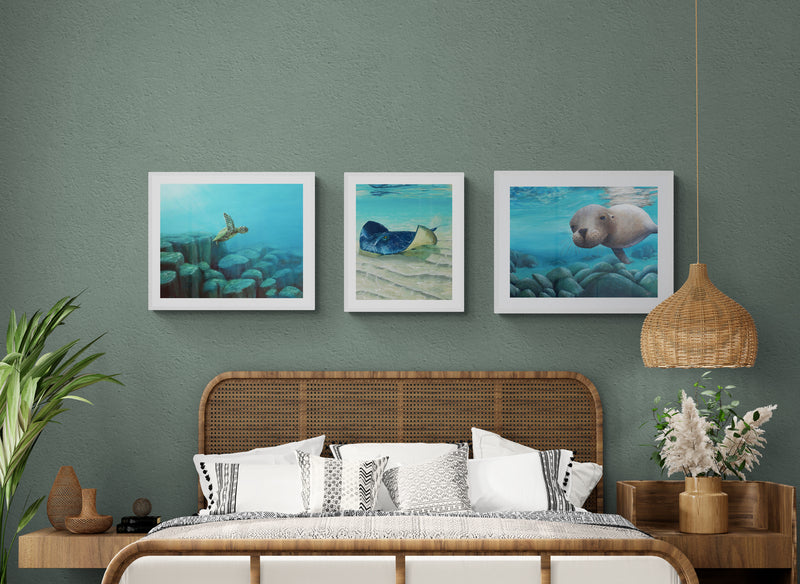 Free Diver Bundle | Fine Art Paper Print