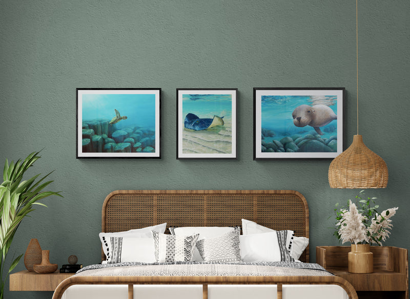 Free Diver Bundle | Fine Art Paper Print