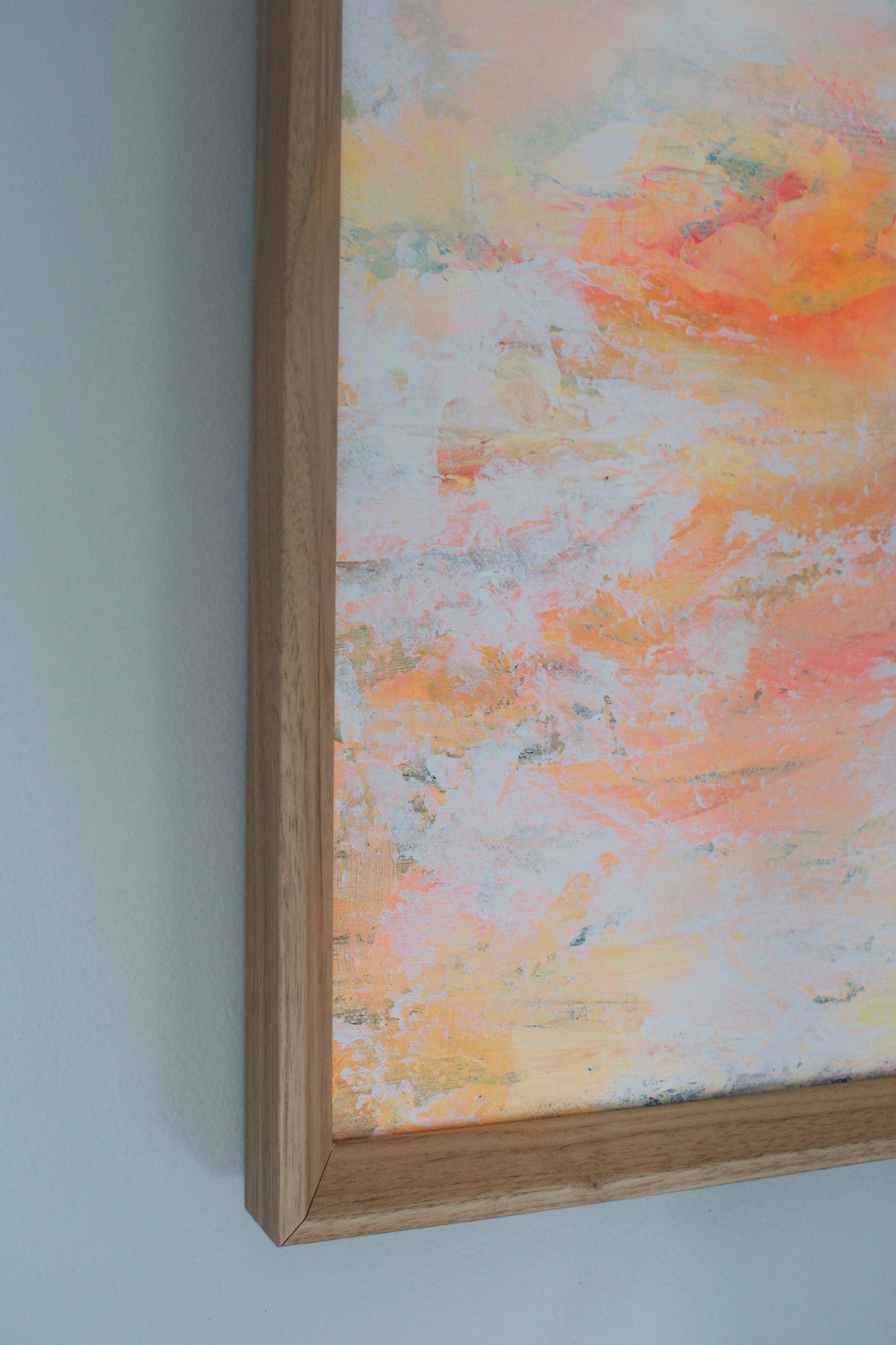 Dream — Orange Abstract Acrylic Painting on Canvas
