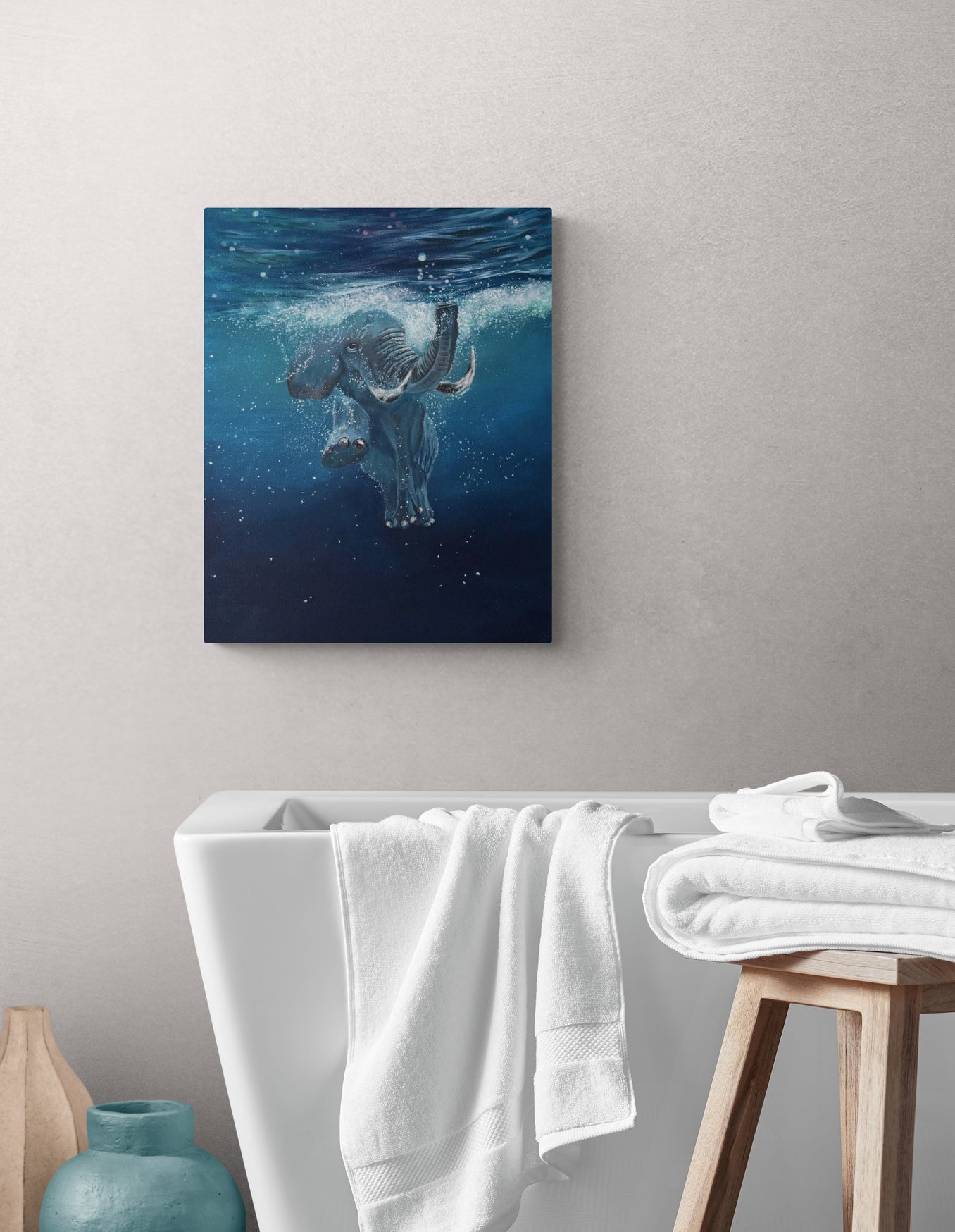 Out for a Swim | Canvas Print