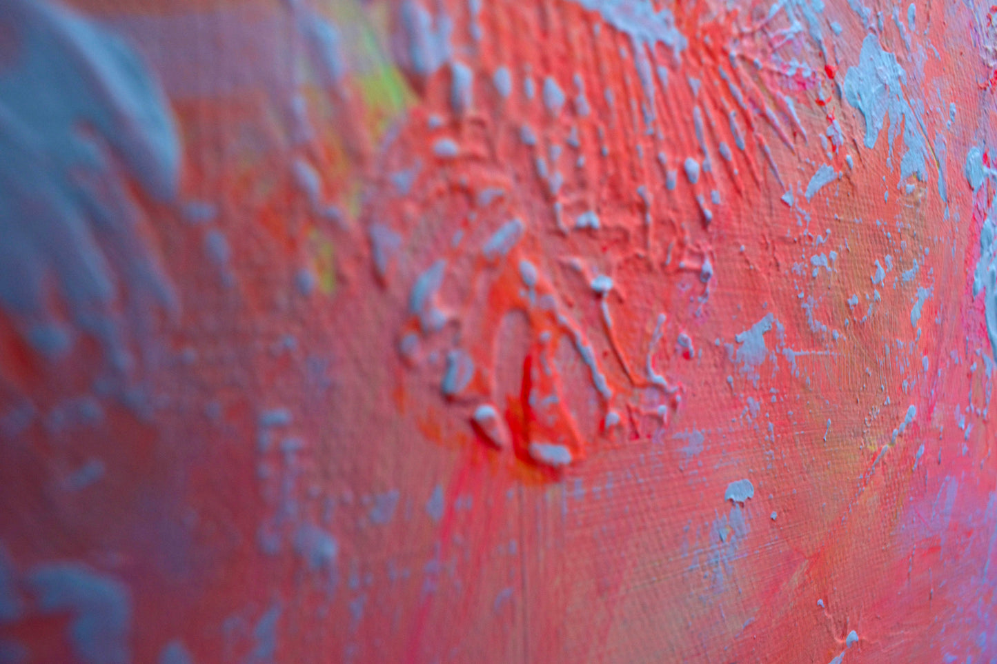 Patterns — Coral Abstract Acrylic Painting on Canvas